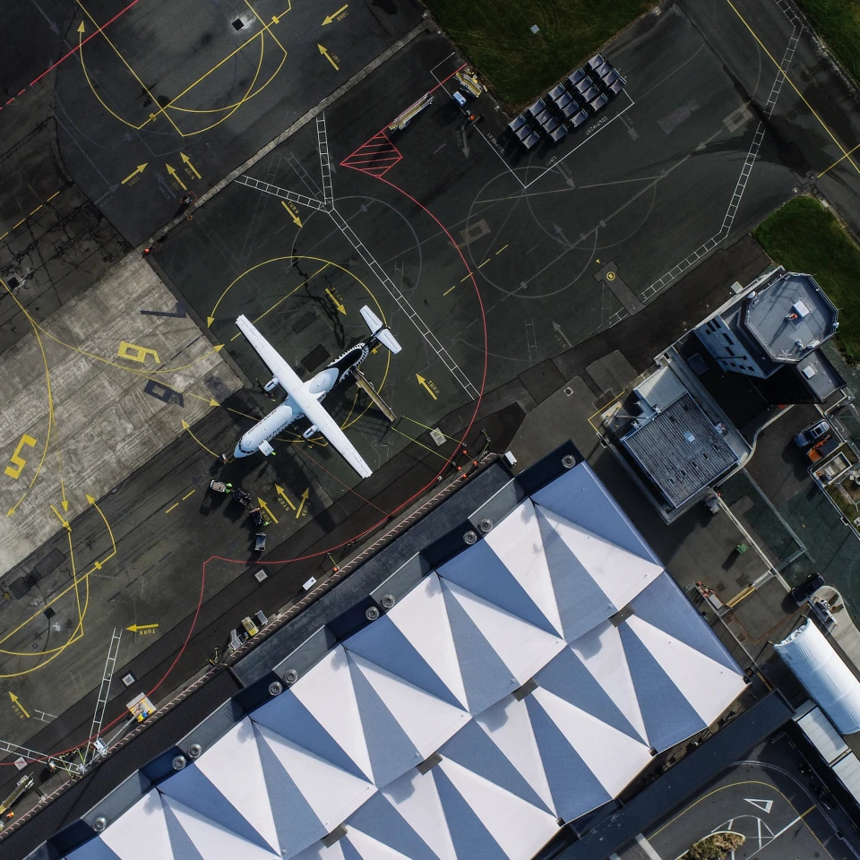Nelson tower and airport from drone (13) (1)